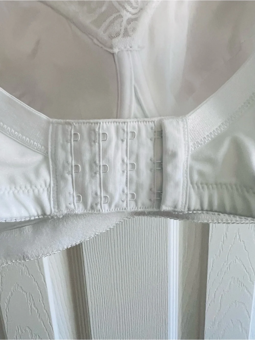 Jodee 40D White Mastectomy Bra Pocketed Wire Free Post Surgery Lace Comfort - Picture 3 of 7